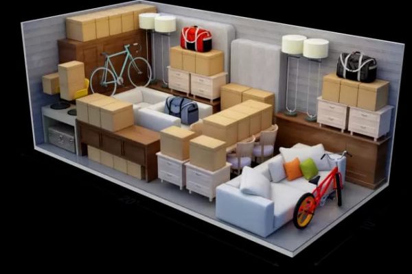 20ft by 5ft storage space
